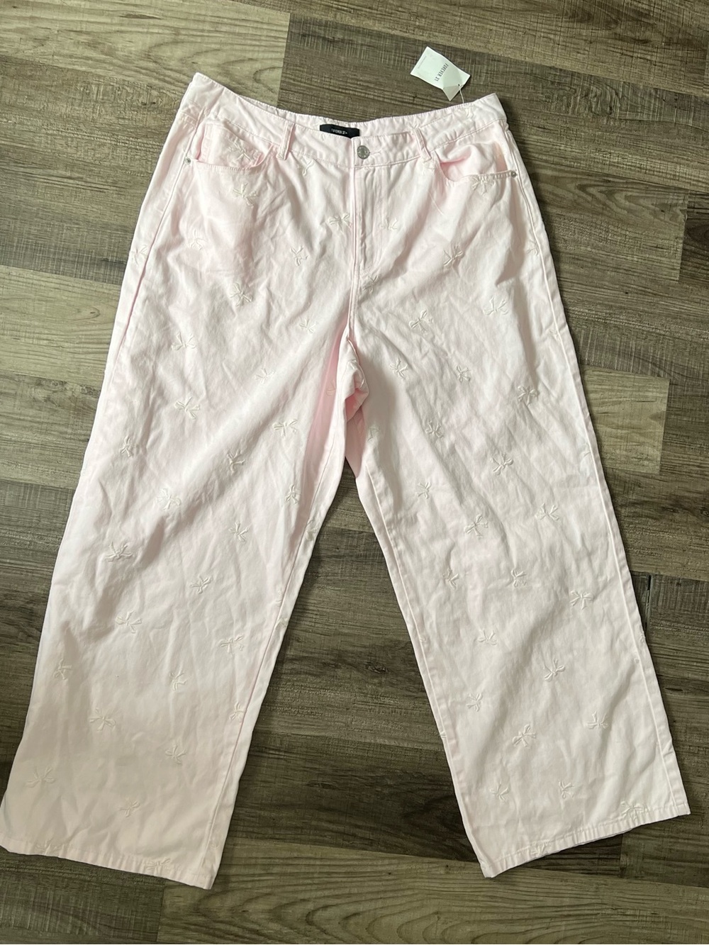 Light Pink Embroidered Women’s Pants